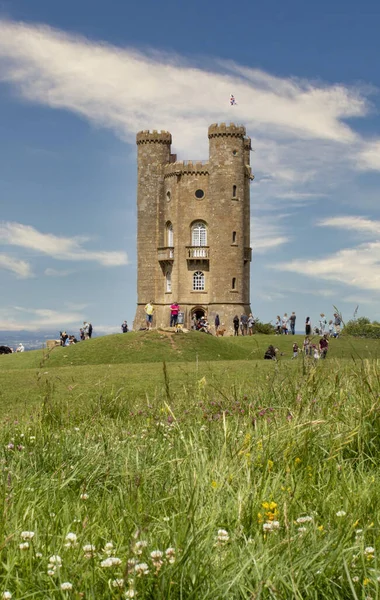 Worcestershire Verenigd Koninkrijk Jul 2020 Broadway Tower Broadway Hill Broadway — Stockfoto