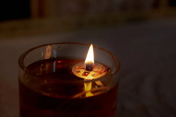 Candle Cup Liquid — Stock Photo, Image