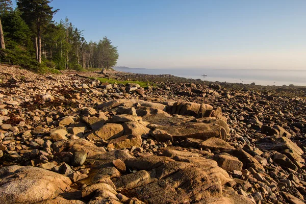 Βράχοι Στον Κόλπο Gouldsboro Maine — Φωτογραφία Αρχείου