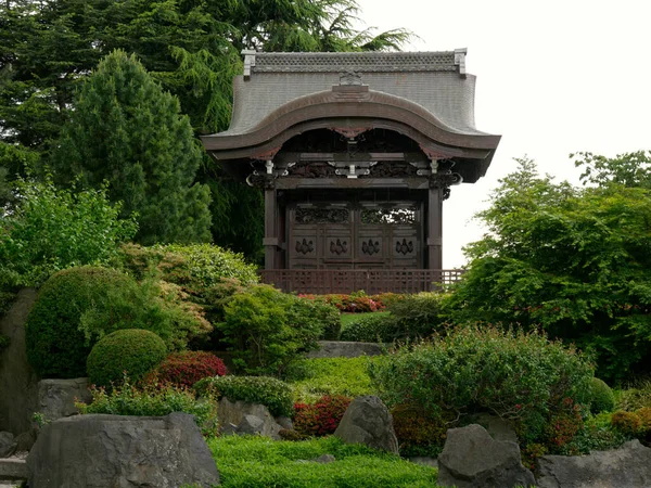 Знімок Японської Будівлі Королівських Ботанічних Садах Велика Британія — стокове фото