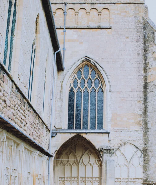 Gloucestershire United Kingdom Jul 2020 Historic Tewkesbury Abbey Sunshine Gloucestershire — Stock Photo, Image