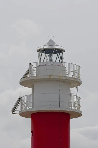 Far Del Fangar Lighthouse Tarragona Spain — Stock Photo, Image