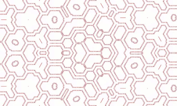 Illustrazione Texture Bianca Con Motivi Geometrici Viola — Foto Stock
