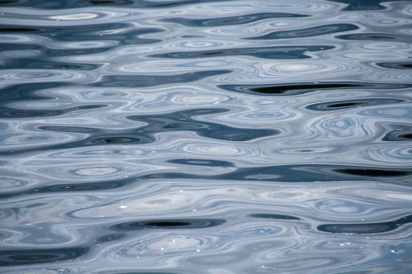 Closeup Texture Blue Water Sea — Stockfoto