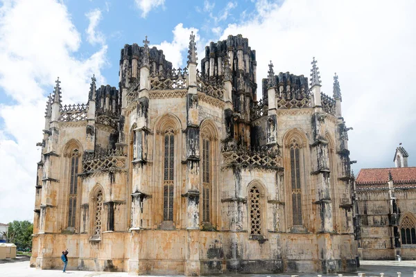 Una Hermosa Toma Del Monasterio Batalha Batalha Portugal —  Fotos de Stock