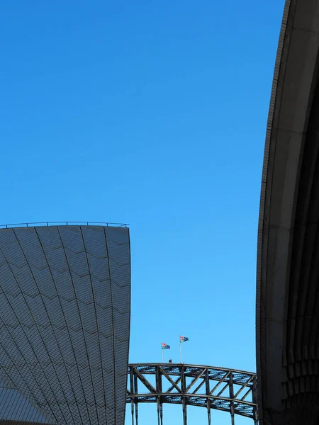 Vertical Shot Sydney Harbour Bridge Australia — Stock Photo, Image