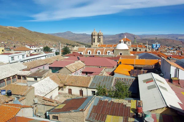 Вид Воздуха Крыши Потоси Боливия — стоковое фото