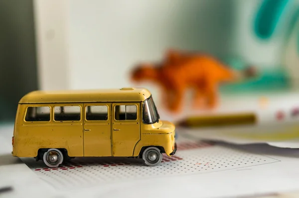 Ποζναν Πολωνια Ιουλ 2020 Κλασικό Μοντέλο Λεωφορείου Που Στέκεται Ένα — Φωτογραφία Αρχείου