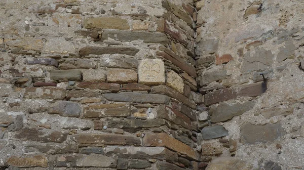 クリミア スダクのジェノヴァ要塞の建物の閉鎖ショット — ストック写真