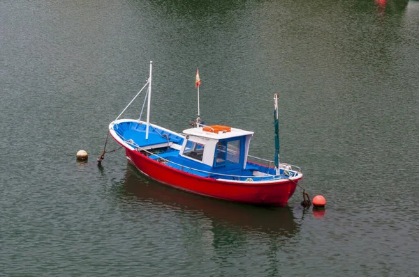 Ein Hochwinkel Foto Eines Fischerbootes Wasser — Stockfoto