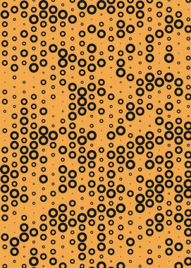 Abstract Color Halftone Dots generative art background illustration clipart