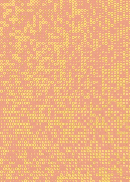 Abstrait Couleur Halftone Dots Art Génératif Fond Illustration — Image vectorielle