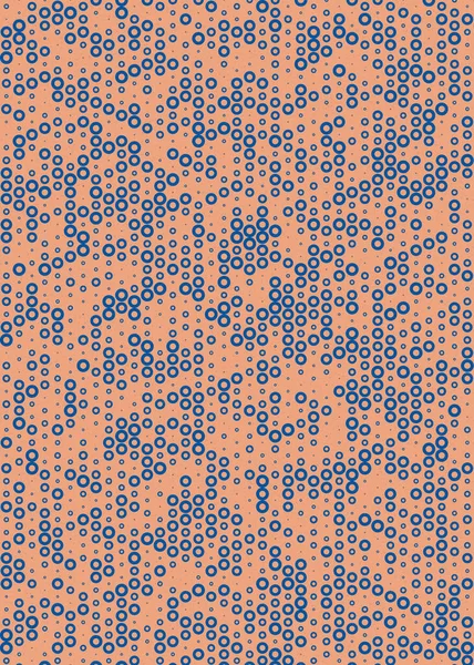 Abstrait Couleur Halftone Dots Art Génératif Fond Illustration — Image vectorielle