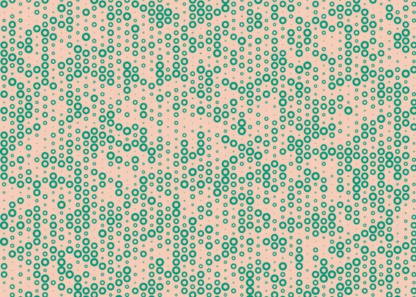 Abstrait Couleur Halftone Dots Art Génératif Fond Illustration — Image vectorielle