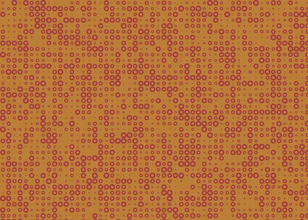 Abstrait Couleur Halftone Dots Art Génératif Fond Illustration — Image vectorielle