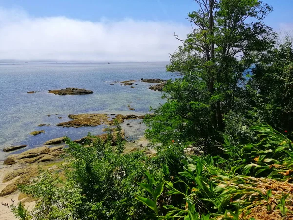 Uma Foto Hipnotizante Bela Paisagem Marinha Galiza Espanha — Fotografia de Stock