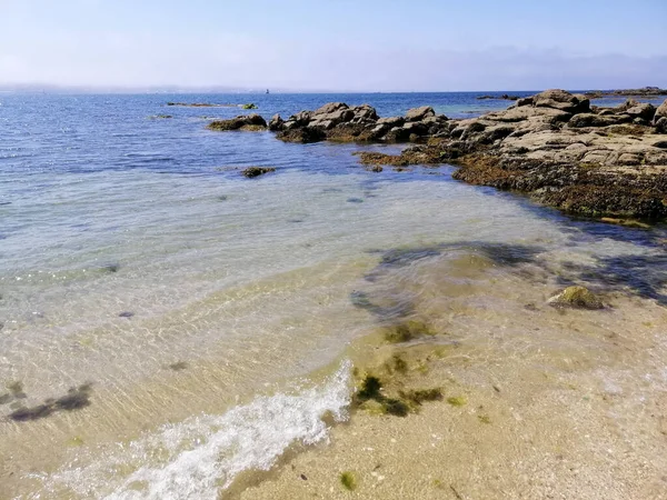 Spanya Galiçya Daki Güzel Bir Deniz Manzarasının Büyüleyici Bir Görüntüsü — Stok fotoğraf