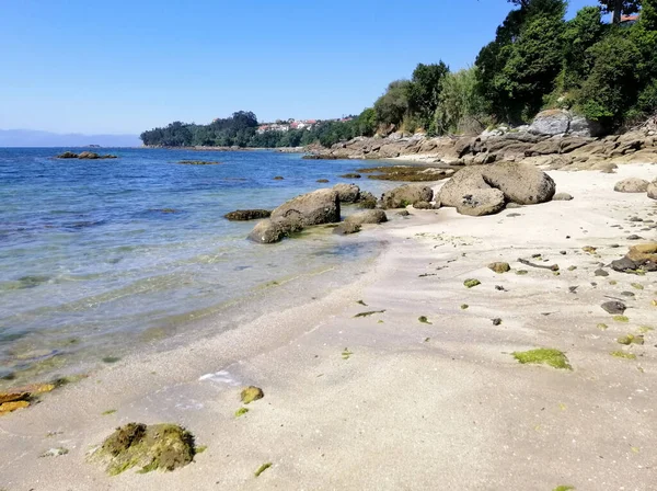 Uno Scatto Ipnotizzante Bellissimo Paesaggio Marino Galizia Spagna — Foto Stock