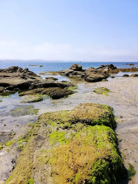 Eine Faszinierende Aufnahme Der Wunderschönen Meereslandschaft Galicien Spanien — Stockfoto