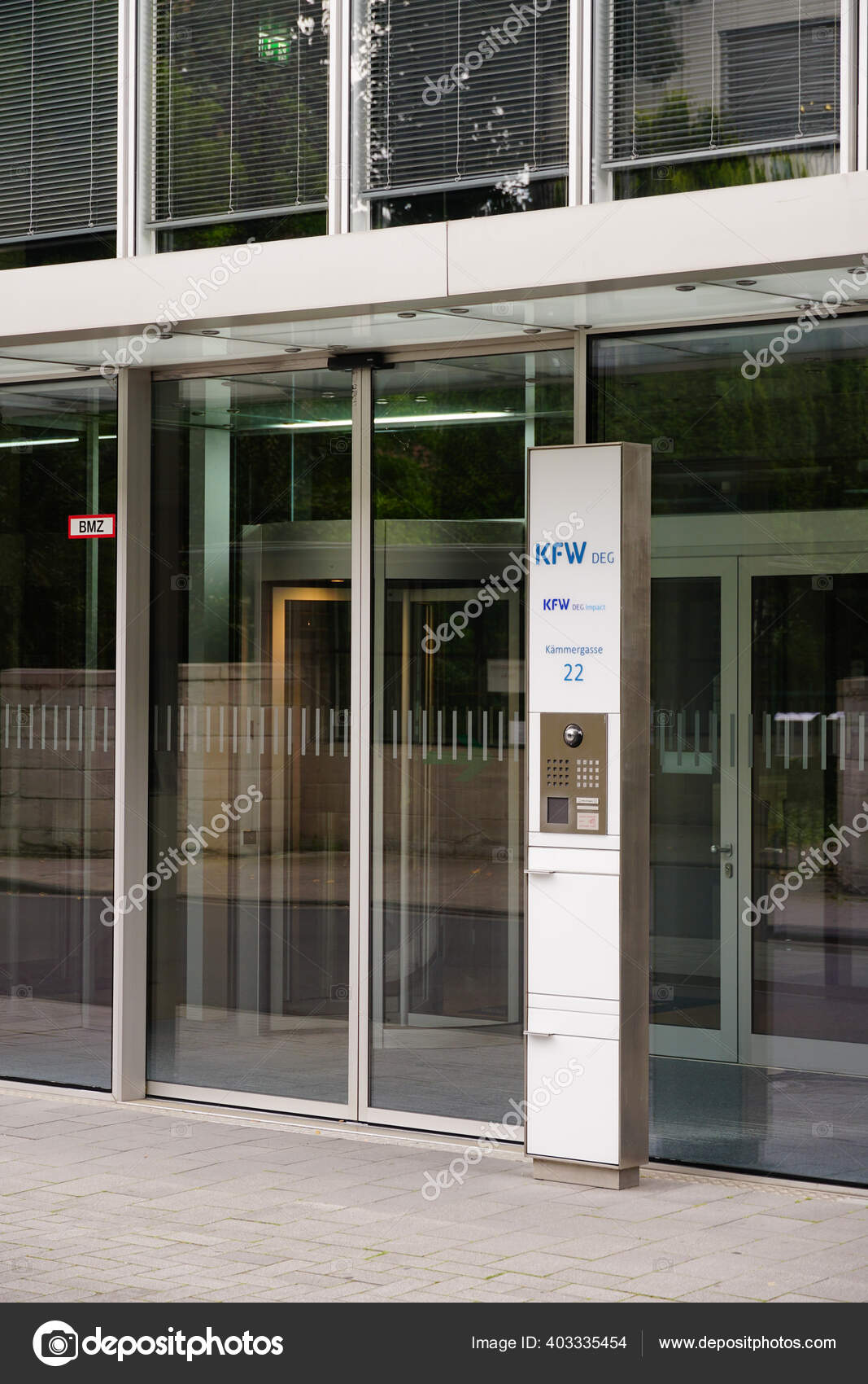 Cologne Germany Aug 2020 German Investment Corporation Kreditanstalt