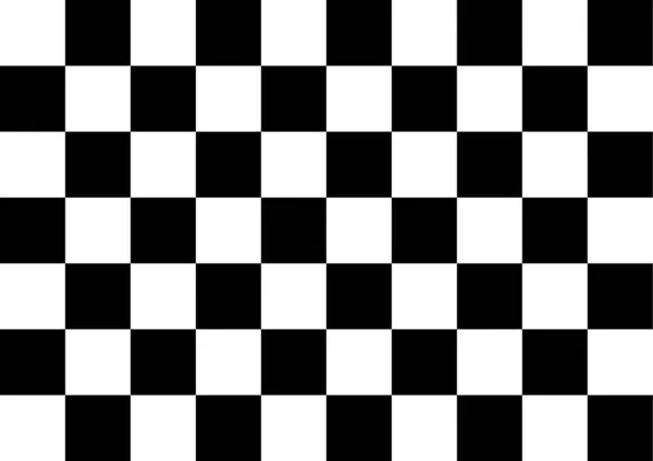 Seamless Black White Checkered Background — Stock Photo, Image