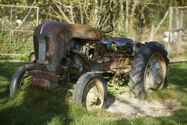 Bern Suiza Julio 2019 Este Viejo Camión Fue Abandonado Ahora — Foto de Stock