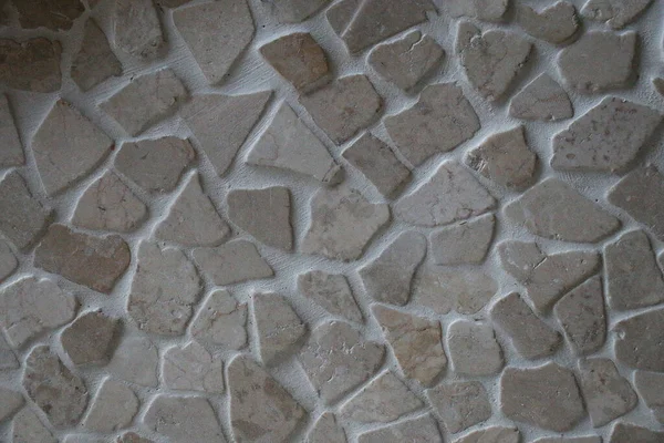 Közelkép Egy Textúrált Kőfalról — Stock Fotó