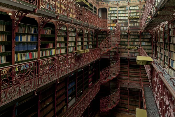 Den Haag Países Baixos Agosto 2012 Detalhe Biblioteca Handelingenkamer Que — Fotografia de Stock