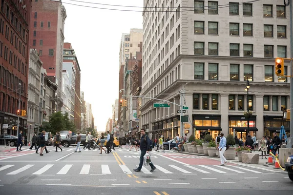 New York Şehri Birleşik Devletler Temmuz 2017 Yoğun Bir Caddede — Stok fotoğraf