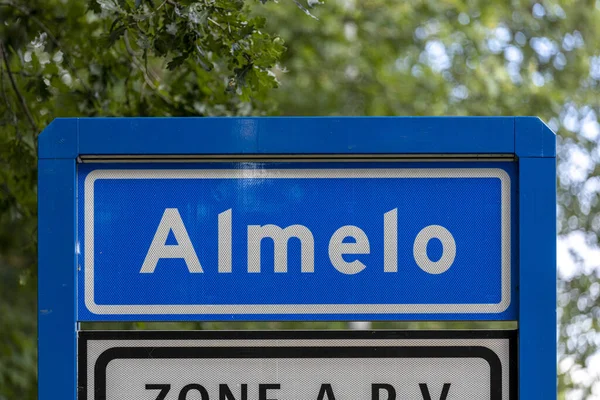 Almelo Netherlands Aug 2020 Blue White Traffic Sign Denoting You — Stock Photo, Image