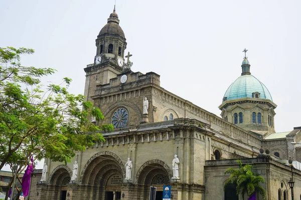 Koepel Van Manilla Kathedraal Manilla Filippijnen — Stockfoto