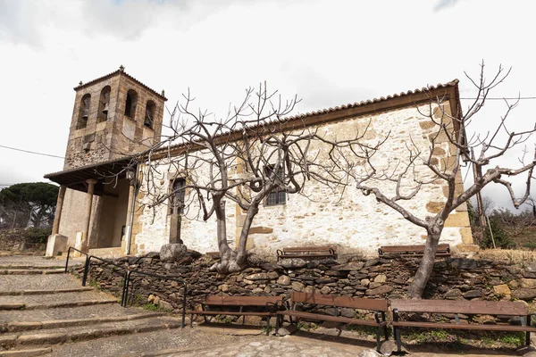 Sotoserrano Salamanca España España Marzo 2015 Calle Del Pueblo Sotoserrano —  Fotos de Stock