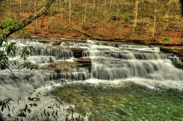 Tiro Perto Uma Cachoeira — Fotografia de Stock