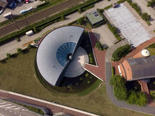 Rijssen Países Baixos Jul 2020 Moderno Contemporâneo Geométrico Gráfico Arquitetura — Fotografia de Stock