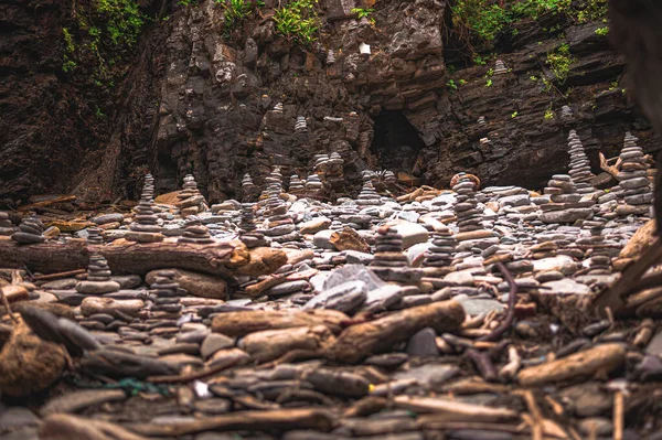 Krásný Záběr Pláže Catedrais Galicii Španělsko — Stock fotografie