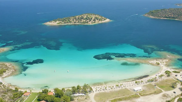 Une Vue Panoramique Une Île Avec Magnifique Littoral — Photo