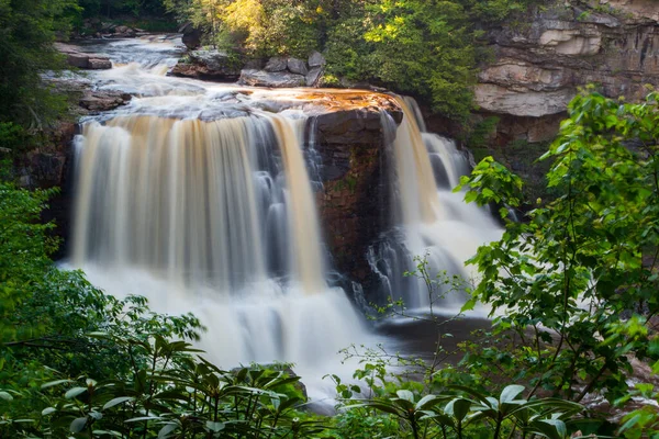 Una Vista Ipnotizzante Delle Splendide Cascate Della Virginia Occidentale Stati — Foto Stock