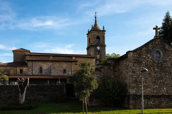 Nahaufnahme Einer Antiken Kirche Baskenland — Stockfoto