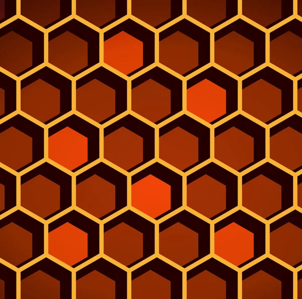 Illustration Colorful Honeycomb — Stock Photo, Image