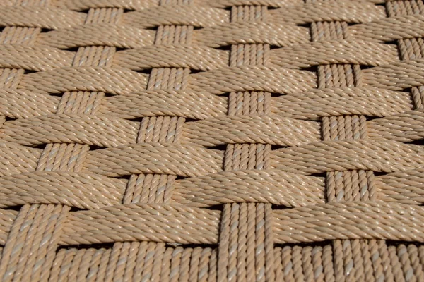 織りの籠型の質感の詳細のクローズアップショット — ストック写真