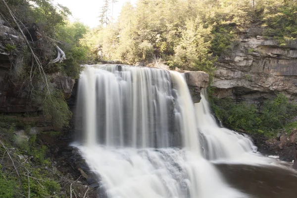 Eine Schöne Aufnahme Der Blackwater Falls State Park Davis Usa — Stockfoto