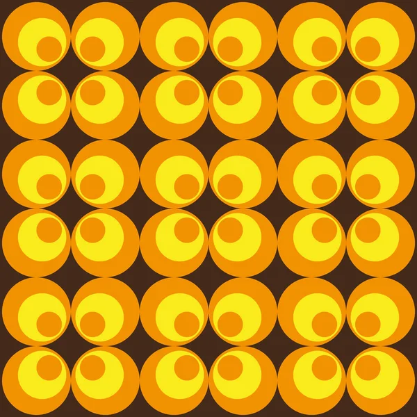 Una Ilustración Fondo Bolas Redondas Amarillas — Foto de Stock