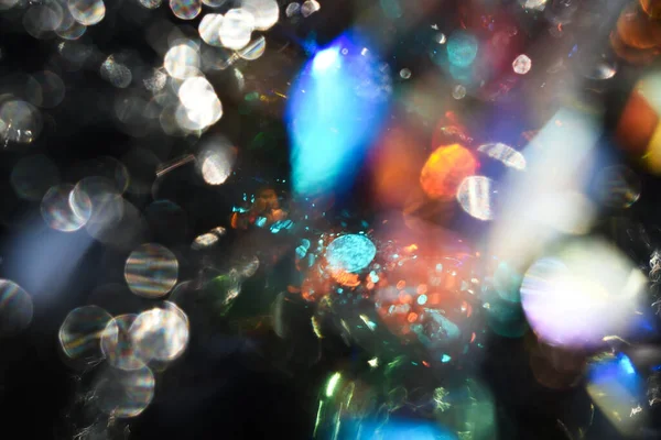 Fondo Abstracto Con Luces Cristal —  Fotos de Stock