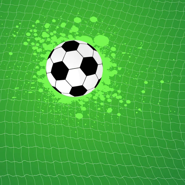 Uma Ilustração Fundo Verde Com Tema Futebol Perfeito Para Papel — Fotografia de Stock