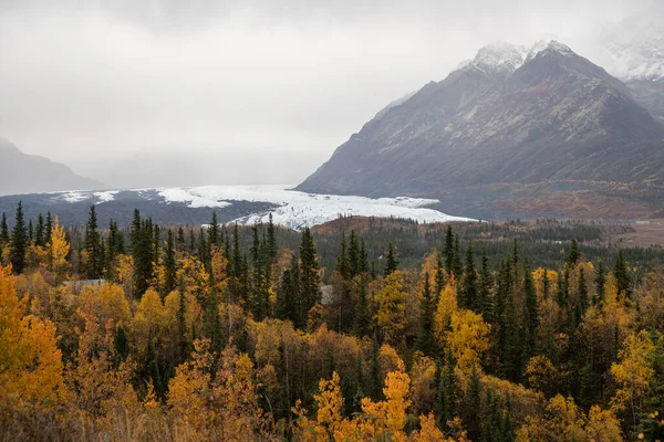 Paesaggio Autunnale Sulle Montagne Dell Alaska — Foto Stock
