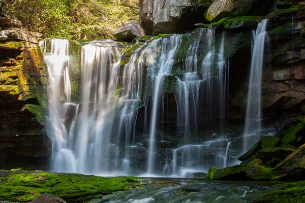 Eine Schöne Aufnahme Der Blackwater Falls State Park Davis Usa — Stockfoto