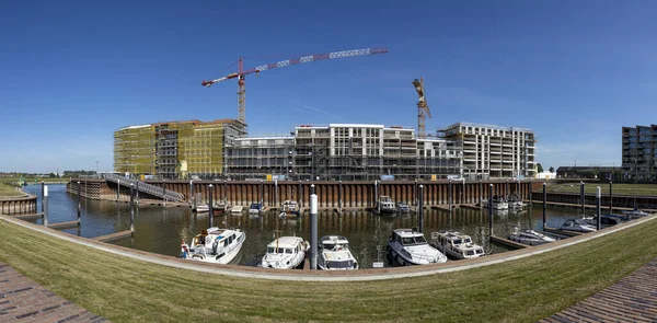 Zutphen Niederlande Juli 2020 Baustelle Erholungshafen Noorderhaven Mit Kleinen Booten — Stockfoto