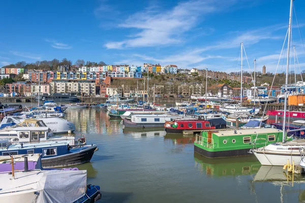 Bristol Royaume Uni Mars 2020 Port Bristol Avec Des Bateaux — Photo