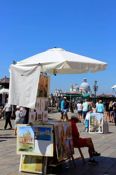 Venice Itália Ago 2020 Estande Vendas Veneza Verão — Fotografia de Stock