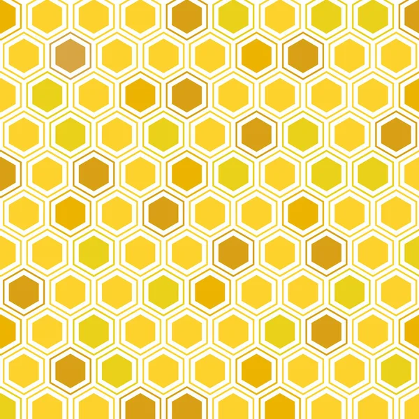 黄色の六角形の背景のイラスト — ストック写真
